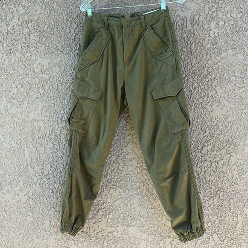 rag & bone Olive Green Cargo Joggers